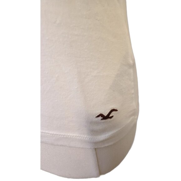 Vintage Y2K Hollister White Tank Top Ruffles Coquette Bella Swan Summer Sz XS - Picture 4 of 8